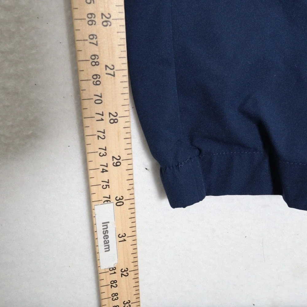 Banana Republic Motion Tech Hybrid Pants Performance Stretch Navy Blue Men 34